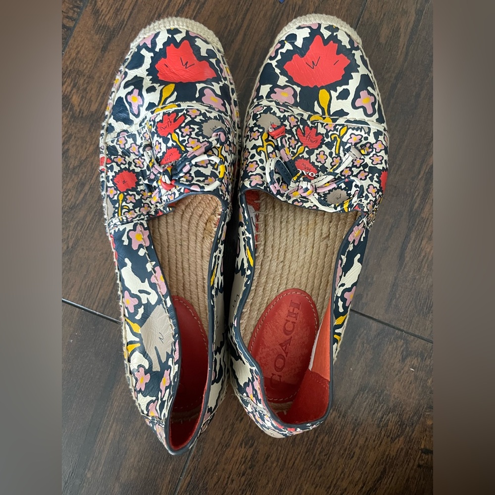 Floral Coach Espadrilles